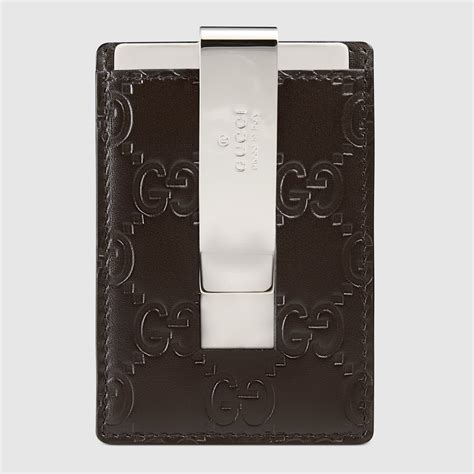 money clips gucci|Gucci signature money clip wallet.